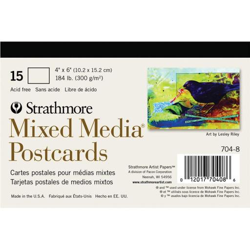 Strathmore Watercolor Postcard Pad, 4x6 Inches, 15 Pack, Envelopes Included